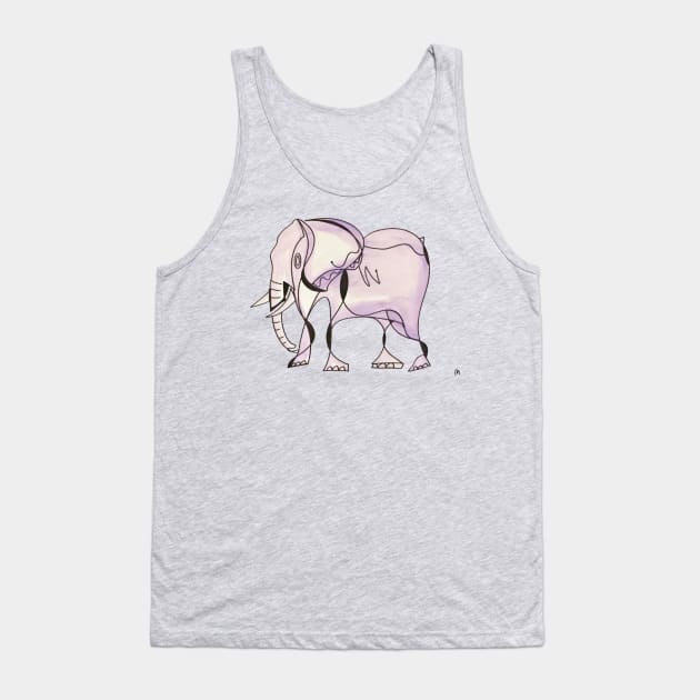 The White Elephant Tank Top by WorldofPollux